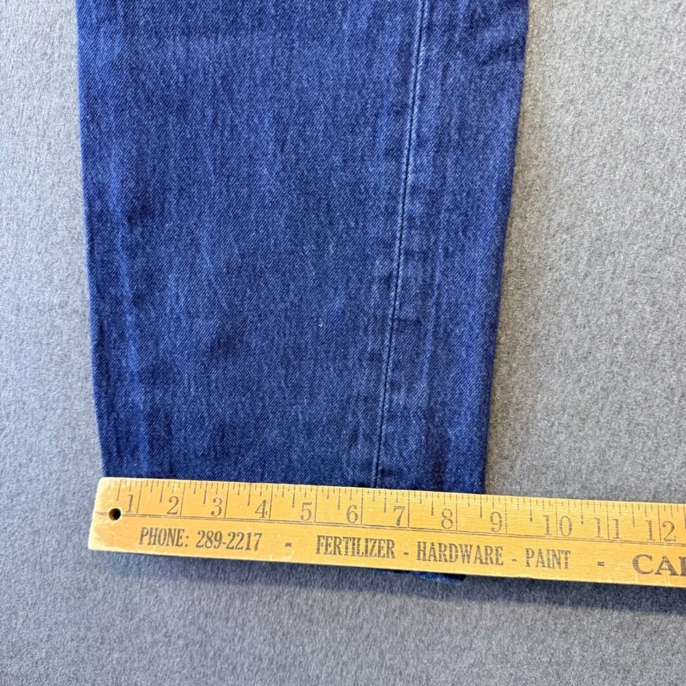 Levis 501 Original Fit Mens Dark Wash Indigo Button Fly Straight Leg Jeans 35x36